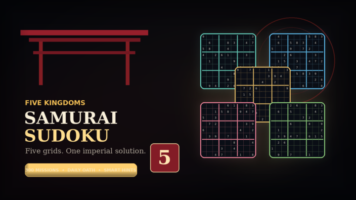 Samurai Sudoku: Five Kingdoms